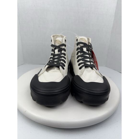 Vans Sk8-Hi Tapered Heavy Women's Size 9 Canvas White Modular Swap It Shoes NEW - Picture 5 of 16